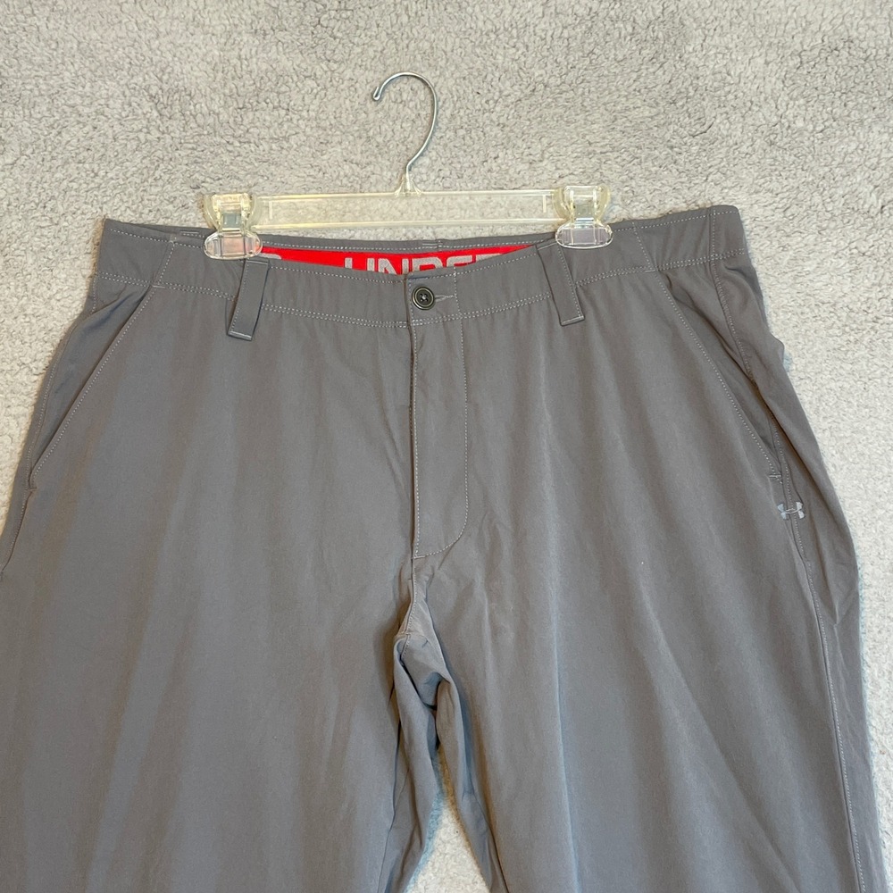 Under Armour Mens Pants 38/32 Gray Golf Training Athletic Casual - Picture 2 of 8